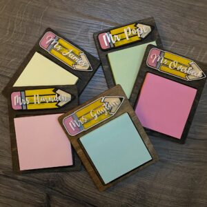 Teacher Gift Sticky Note Holder
