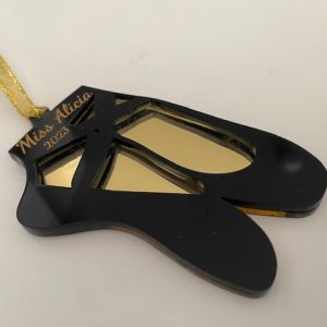 Personalized Ballet Slipper Ornament